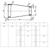 Переход сталь концентрический Дн 89х8,0-57х5,0 (Ду 80х50) бесшовный ГОСТ 17378-2001