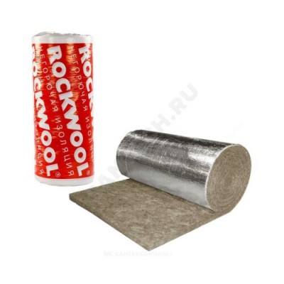 Рулон минеральная вата TEX MAT кашированный фольгой 90х1000-4,5 ROCKWOOL 115391