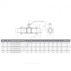 Кран шаровой сталь КШ.Ц.Ш Ду 15 Ру40 штуцер LD КШ.Ц.Ш.015.040.Н/П.02 Кран шаровой сталь КШ.Ц.Ш Ду 15 Ру40 штуцер LD КШ.Ц.Ш.015.040.Н/П.02