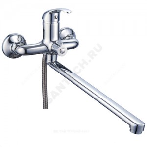 Смеситель для ванны с душем серия КОМПЛЕКТАЦИЯ ПСМ 104-2 одноручный Профсан PSM-104-2