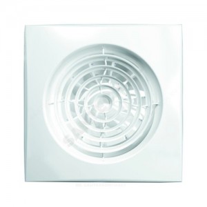 Вентилятор осевой D 100 вытяжной с обратным клапаном AURA белый Эра AURA 4C