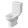 Унитаз-компакт Визит белый нижний подвод косой выпуск 1/реж полипропилен Santeri 1.P405.3.S00.00B.F