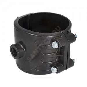 Седелка ПЭ ВР Дн 110х3/4" с резьбовым выходом ТПК-АКВА 3000110034