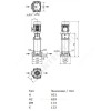 Насос многоступенчатый вертикальный HELIX FIRST V 412-5/25/E/S/400-50 PN25 3х400В/50 Гц Wilo 4201105