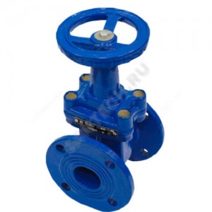 Задвижка чугун 30ч39р аналог МЗВ обрезиненный клин Ду 800 Ру10 до +120 фл с редуктором Промтревл