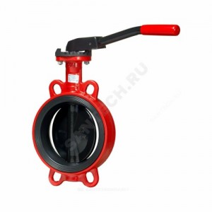 Затвор дисковый поворотный чугун ЗПТЛ Ду 125 Ру16 межфл с рукояткой диск нерж манжета EPDM HT FLN(w)-5-125-MN-НТ Гранвэл BD01M27278