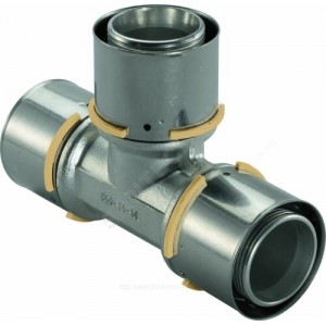 Тройник МП латунь пресс Дн 40 MLC Uponor 1046921 (1015116)