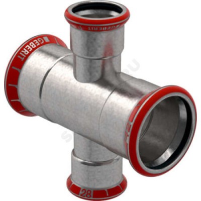 Крестовина сталь углеродистая Дн 88,9х28 пресс Mapress Geberit 21130