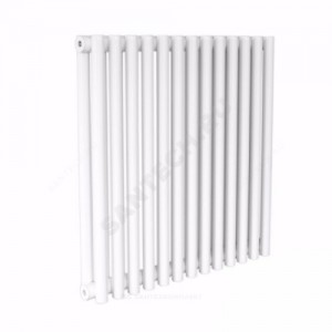 Радиатор трубчатый Гармония А25 2-500 20 секций с т/клапаном с нижней подводкой ВР G 1/2" RAL 9016 (Белый) КЗТО