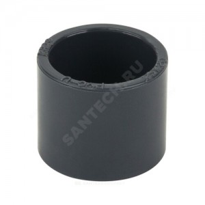 Кольцо ПВХ серое под клеевое соед переходное Дн 110х63 Ру10 напорное Aquaviva
