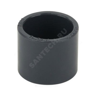 Кольцо ПВХ серое под клеевое соед переходное Дн 40х32 Ру10 напорное Aquaviva