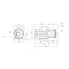 Насос многоступенчатый горизонтальный CM-A 1-7 AQQE PN10 1x220-240В/50 Гц Grundfos 96807020