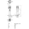 Насос многоступенчатый вертикальный HELIX FIRST V 606-5/25/E/S/400-50 PN16 3х400В/50 Гц Wilo 4201139