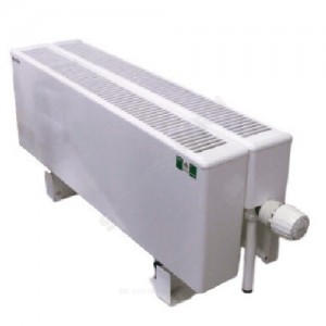 Конвектор напольный концевой "Стиль" КПНК 15 К (А08) 0.65кВт двухтр с т/клапаном (угл) Danfoss 013G4203 ниж/п резьба прав Сантехпром 6001832