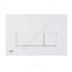 Кнопка для инсталляции белая матовая Alca Plast M576