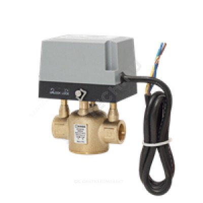 Кран шаровой латунь ZRS224 Ду 15 Ру16 ВР полнопроходной с эл/прив 220В Esbe 43122100