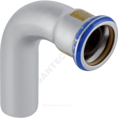 Отвод сталь нерж 90гр Дн 108 пресс/труба для газоснабжения Mapress Geberit 34446