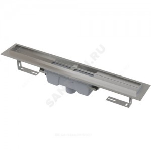 Лоток душевой с гидрозатвором Дн 50 без решетки 950х60 вертикальный выпуск Alca Plast APZ1006S-950