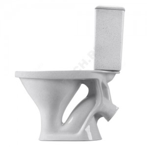 Унитаз-компакт Вест краповый нижний подвод косой выпуск 1/реж Santeri