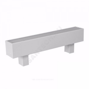 Конвектор напольный Элегант Мини 130x130x2200 2то нв ниж/п RAL 9016 (Белый) КЗТО