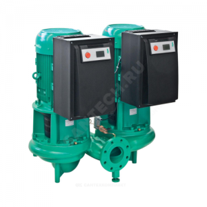 Насос ин-лайн с сухим ротором DL-E 40/170-5,5/2-R1 PN16 сдвоенный 3х400В/50 Гц Wilo 2159458