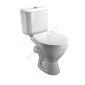 Унитаз-компакт Lyra белый нижний подвод косой выпуск 2/реж без сиденья Jika 8.2423.4.000.242.9