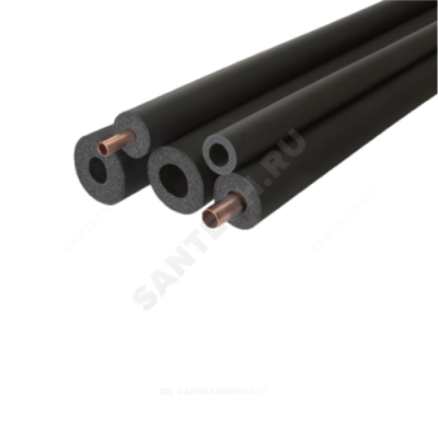 Трубка вспененный полиэтилен BLACK STAR 8/6 L=2м Тмакс=95°C чёрный Energoflex EFXT008062BS