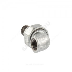 Соединитель угловой чугун оц Ду 15 (1/2") ВР/НР Fittex PLUS