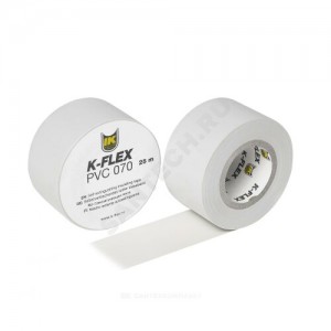 Лента ПВХ PVC AT 070 38мм х 25м серая самоклеящаяся K-flex 850CG020008 Лента ПВХ PVC AT 070 38мм х 25м серая самоклеящаяся K-flex 850CG020008