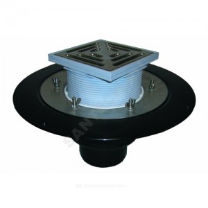 Воронка кровельная HL62B с вертикальным выпуском PP Дн 110 с трапом, теплоизоляцией, обжимным фланцем HL HL62B/1