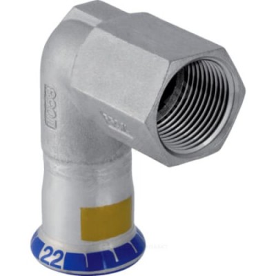 Угольник сталь нерж 90гр Дн 35х1 1/4" пресс/ВР для газоснабжения Mapress Geberit 34148