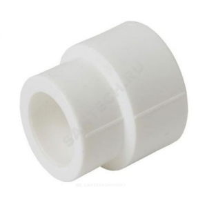 Муфта PP-R переходная белая внутренняя пайка Дн 40х25 RTP (РосТурПласт) 16260