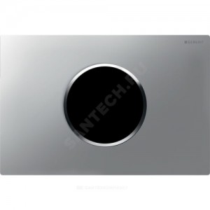 Система управления смывом для унитаза Sigma 10 ик-датчик хром матовый/хром глянцевый подключение к сети Geberit 115.907.KN.1