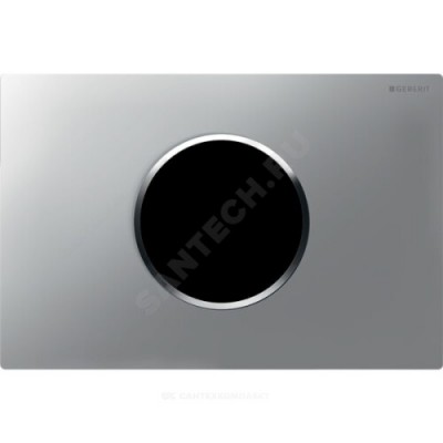 Система управления смывом для унитаза Sigma 10 ик-датчик хром матовый/хром глянцевый подключение к сети Geberit 115.907.KN.1