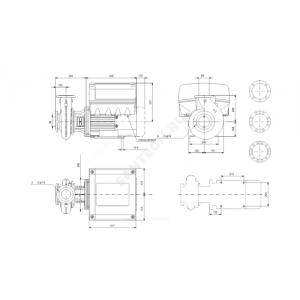 Насос консольно-моноблочный NBE65-160/157 A-F2-A-BAQE PN16 3х380-500В/50 Гц Grundfos 99102333