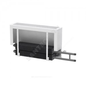 Конвектор настенный концевой Универсал ТБ-С КСК 20 (средней глубины) 2.941кВт з/у однотр с т/клапаном (пр) Danfoss 013G1813 бок/п НР 3/4" прав ТЗПО