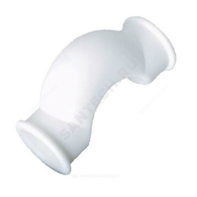 Скоба PP-R белая внутренняя пайка Дн 25 обводная с муфтами VALFEX 10170025