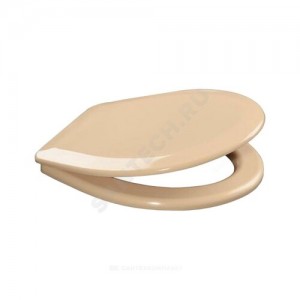 Сиденье для унитаза Серия К бежевое полипропилен универсальное Орио К-11