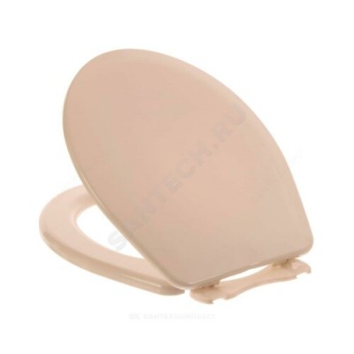 Сиденье для унитаза Серия К бежевое полипропилен универсальное Орио К-11