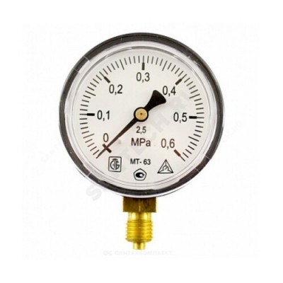 Манометр МП-63 радиальный Дк63мм 0-2,5 МПа М12х1,5 ЗАВОД ТЕПЛОТЕХНИЧЕСКИХ ПРИБОРОВ