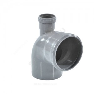 Отвод PP-H с выходом фронтально-вверх серый Дн 110х50х87гр б/нап в/к RTP (РосТурПласт) 11361 Отвод PP-H с выходом фронтально-вверх серый Дн 110х50х87гр б/нап в/к RTP (РосТурПласт) 11361