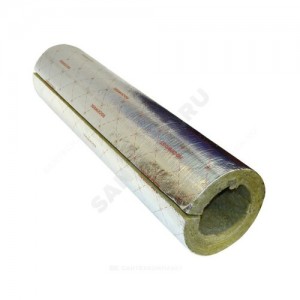 Цилиндр навивной минеральная вата ROCKWOOL 100 кашированный фольгой 60/102 L=1м ROCKWOOL 134899 Цилиндр навивной минеральная вата ROCKWOOL 100 кашированный фольгой 60/102 L=1м ROCKWOOL 134899