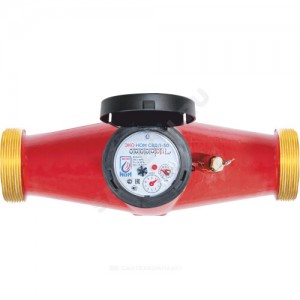 Счётчик г/в и х/в крыльчатый многоструйный Ду 50 Ру16 90С L=300мм резьба В/К ЭКО НОМ СВДЛ50-003