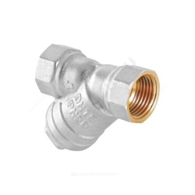 Фильтр сетчатый Y-образный латунь Ду 20 Ру25 ВР 46Б5фт1 никель VALFEX VF.192.LN0.034