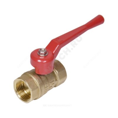 Кран шаровой латунь 11б27п1 Ду 25 Ру16 ВР рычаг