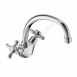 Смеситель для кухонной мойки серия RETRO двуручный Vidima BA132AA