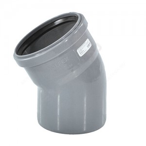 Отвод PP-H серый Дн 50х30гр б/нап в/к VALFEX 20122050 Отвод PP-H серый Дн 50х30гр б/нап в/к VALFEX 20122050