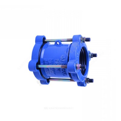 Муфта чугун соединительная Ду 150 (Дн 159-182) Ру16 L=180мм ДРК