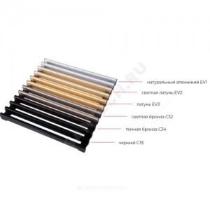 Решетка рулонная B=320мм H=15мм для скруглённых конвекторов цвет алюминий Mohlenhoff DR 15.320 RB-AL-r