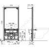 Инсталляция для биде Alca Plast A105/1120